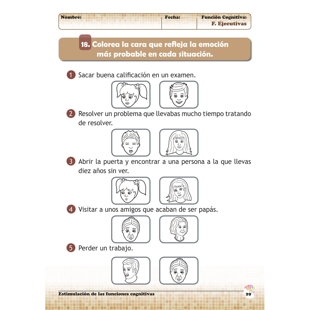 Estimulaci N De Las Funciones Cognitivas Funciones Ejecutivas Geu