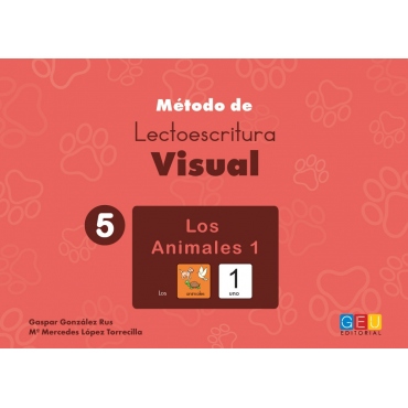 Método de lectoescritura visual 5: Los animales 1