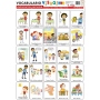 Lámina de vocabulario visual. Autonomía personal: Desayuno, voy al colegio, salgo al recreo