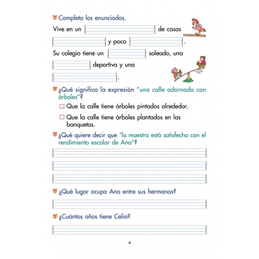 Paquete 3º Lecturas Comprensivas· Letra script