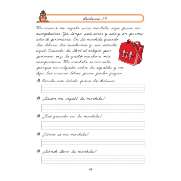 Paquete 2º Lecturas Comprensivas· Letra cursiva