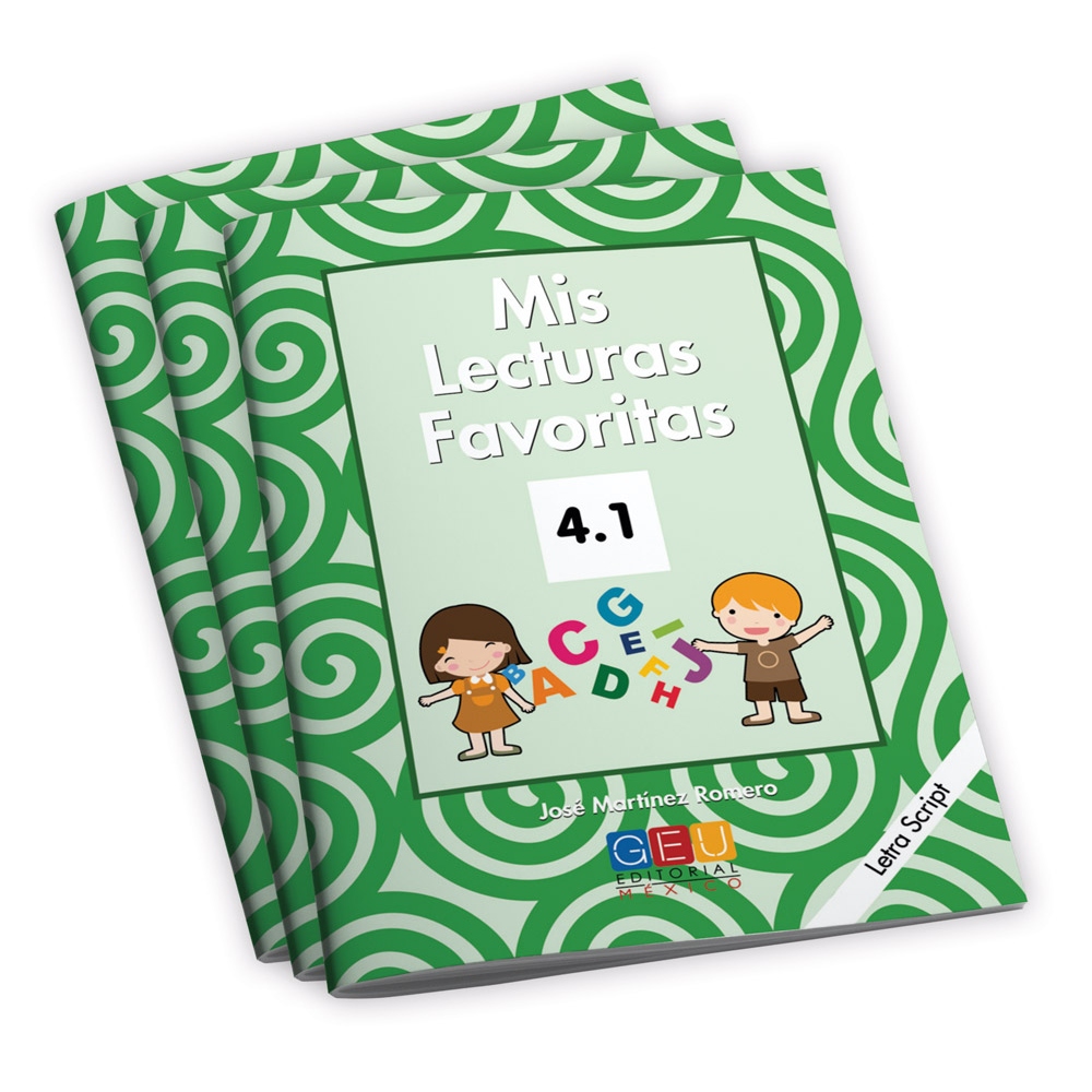 Paquete 4º Lecturas · Letra script