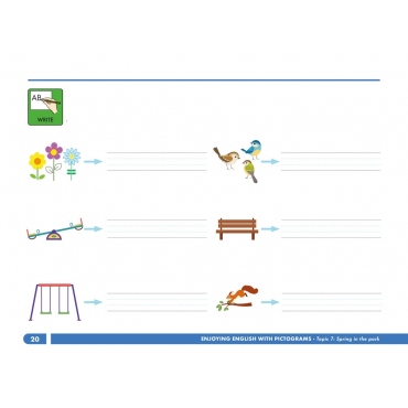 Enjoying English with pictograms 1. Activity book 4