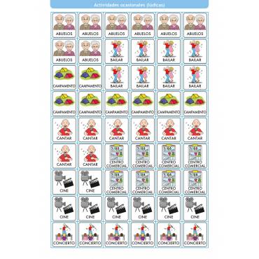 Pegatinas infantiles con pictogramas GEU. Más de 1.700 stickers de la casa