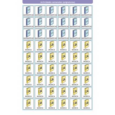 Pegatinas infantiles con pictogramas GEU. Más de 1.700 stickers del colegio
