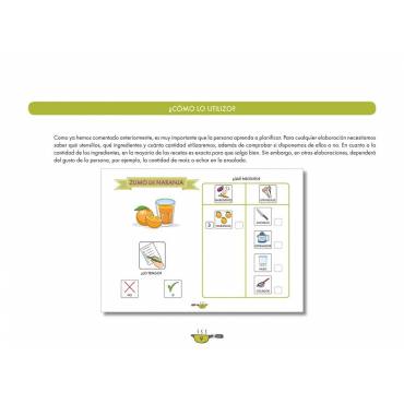 Mis recetas de cocina con pictogramas