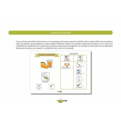 Mis recetas de cocina con pictogramas