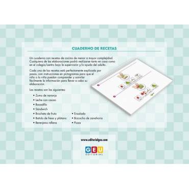 Mis recetas de cocina con pictogramas