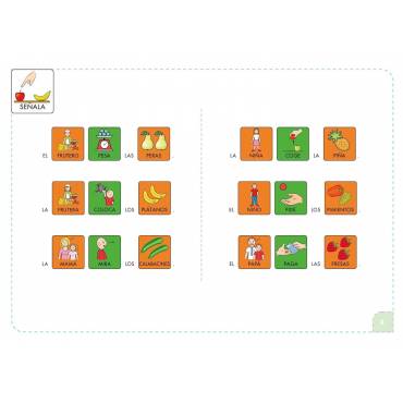 Comprensión con pictogramas Los alimentos