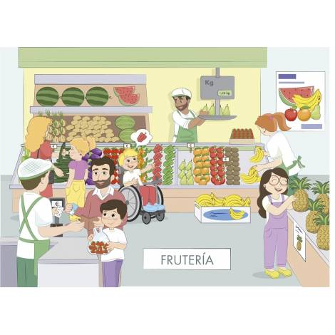 Comprensión con pictogramas Los alimentos