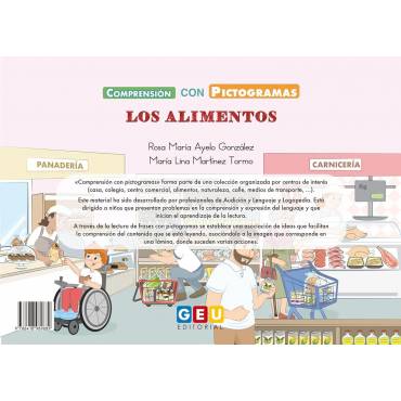 Comprensión con pictogramas Los alimentos