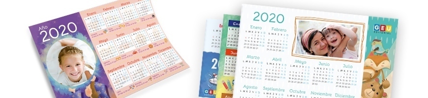 ★ Calendarios y organizadores para  Educación Infantil y Primaria ® Editorial GEU México 